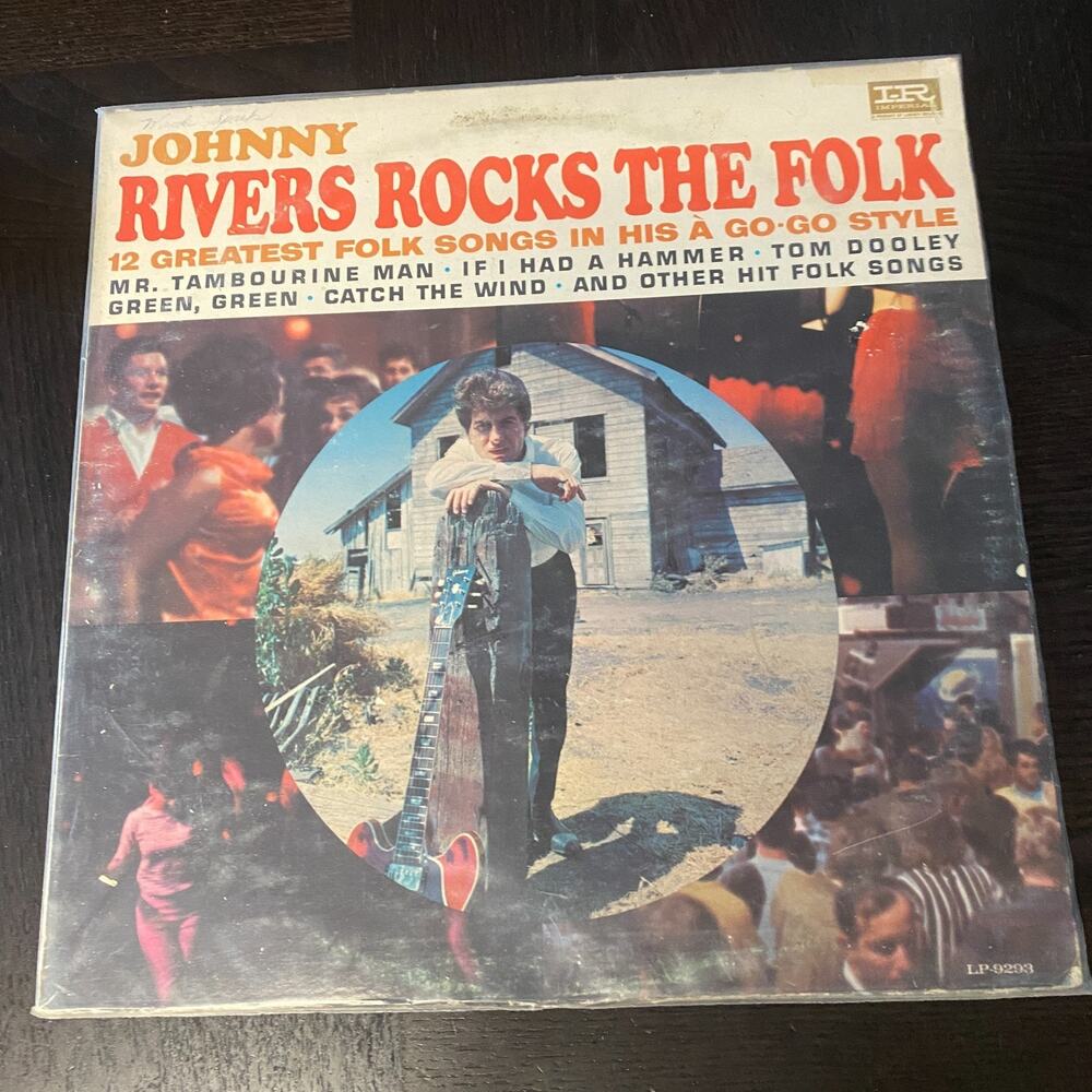 Johnny Rivers – Johnny Rivers Rocks The Folk LP - 1965 12" Vinyl